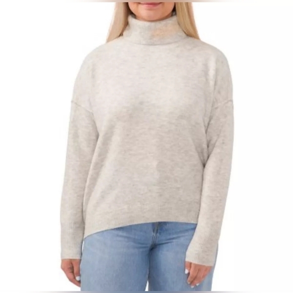 NWT Vince Camuto Silver Heather Turtleneck Sweater  🩶 XXL - Picture 1 of 9